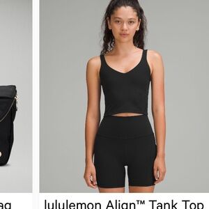 lululemon athletica Black Sports Bra